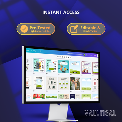 500+ Meta Ad Creatives Canva Templates