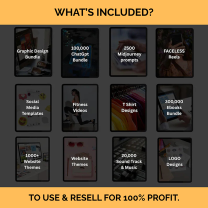 100+ Million Digital Products Mega Bundle – PLR/MRR License