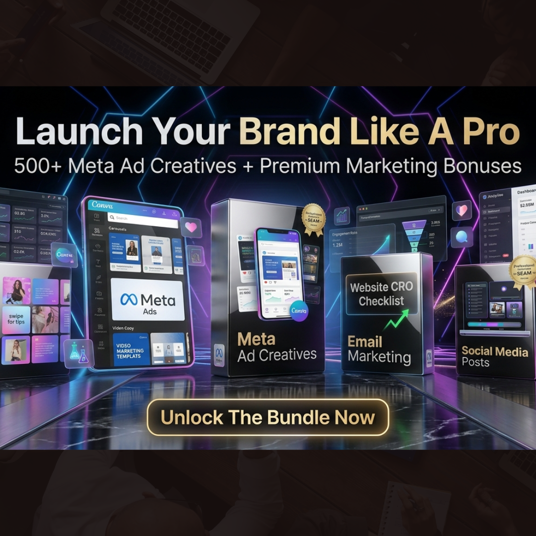 500+ Meta Ad Creatives Canva Templates